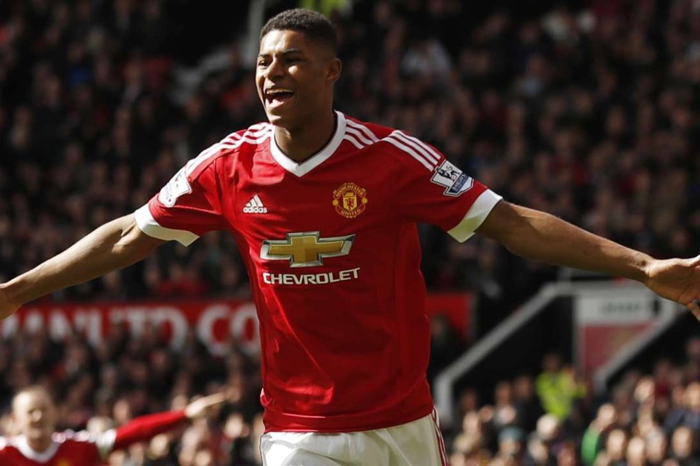 Manchester United’s Marcus Rashford has had a stunning impact at Old Trafford since making his debut in February. Now he is poised to enter the international stage for England. Photo: Reuters