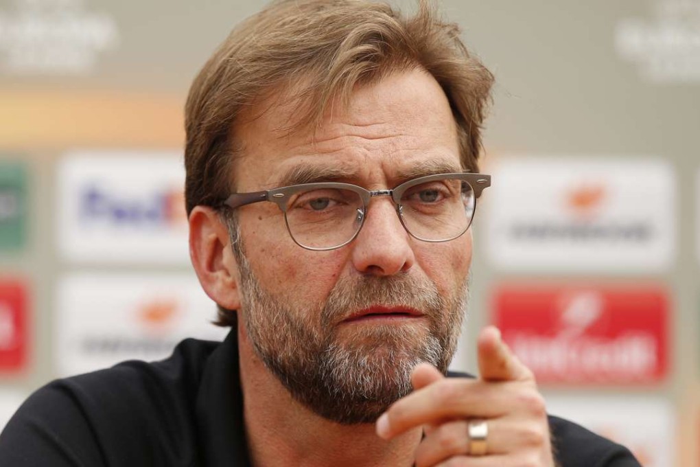 Liverpool’s charismatic German manager Juergen Klopp has proved to be a master of the big occasion. He will become a hero for Reds’ fans if he can upset Sevilla in the Europa League final. Photo: Reuters