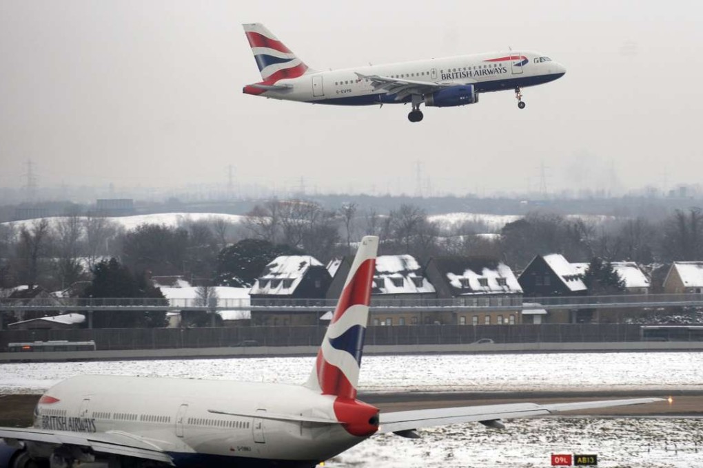 British Airways aircraft at Heathrow Airport in London. Minh Quang Pham plotted in 2011 to attack the airport, US prosecutors say. Photo: EPA