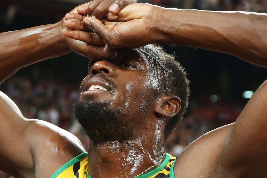 Usain Bolt admitted he was a bit rusty in his first race of the season. Photo: EPA