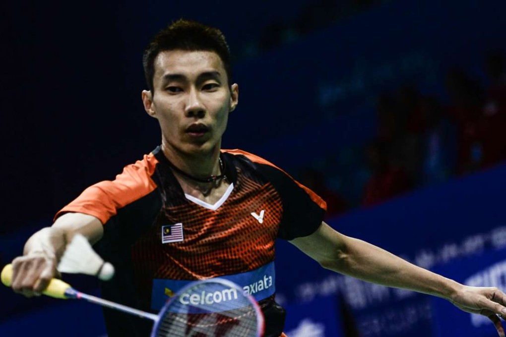Lee Chong Wei on his way to victory over Kai Schaefer. Photo: Xinhua