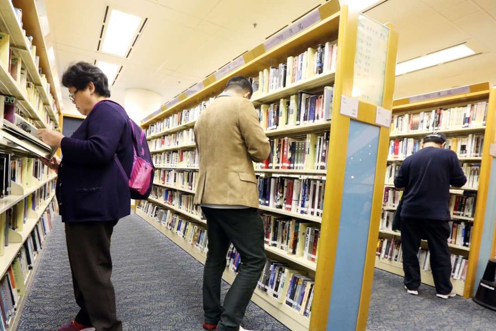 Locally published books were loaned out 19 million times in Hong Kong’s public libraries last year. Photo: Felix Wong