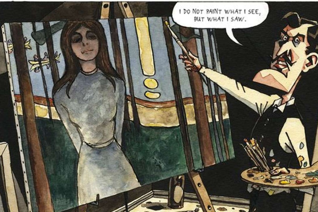 Munch as envisioned in Steffen Kverneland’s graphic biography.