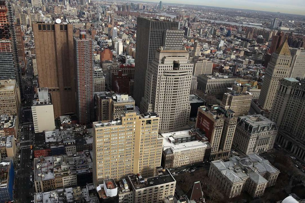 New York, London and Hong Kong were the top three destinations for Chinese capital last year, accounting for almost half of the money spent. Photo: AFP