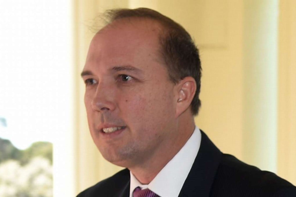 Australian Immigration Minister Peter Dutton. Photo: AFP