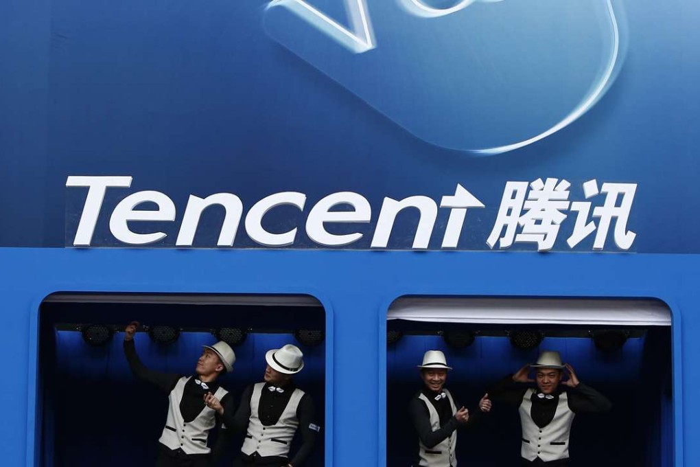 Tencent, which runs China’s most popular social media platforms QQ and WeChat, saw mobile platforms account for 80 per cent of total advertising revenue during the quarter. Photo: Reuters