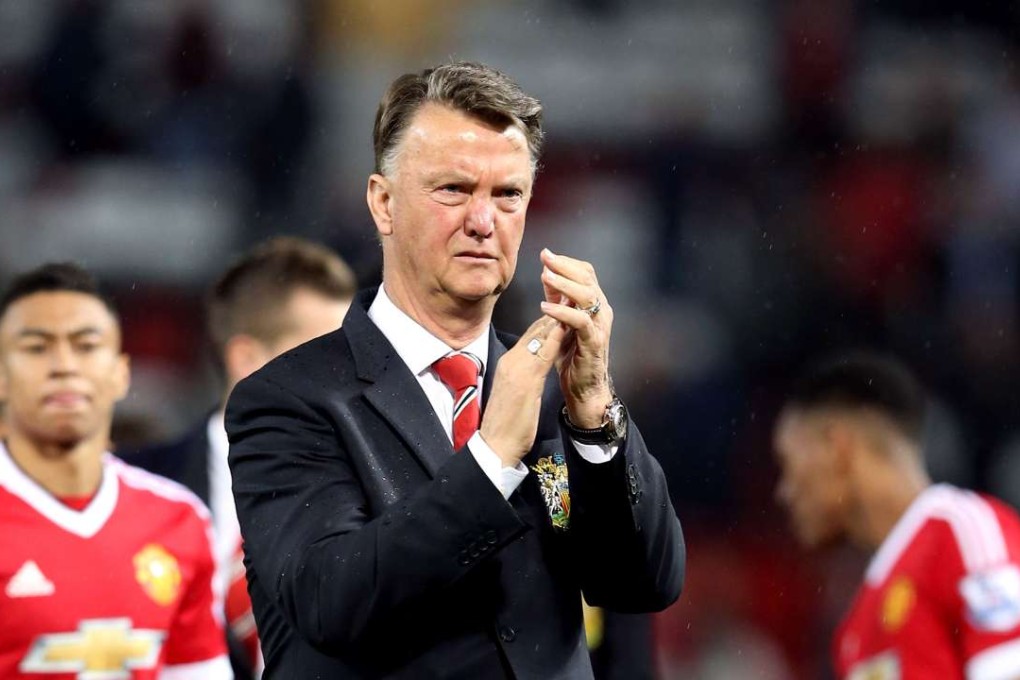 Louis van Gaal was in typically defiant mood after Manchester United finished fifth in the Premier League. Photo: AP
