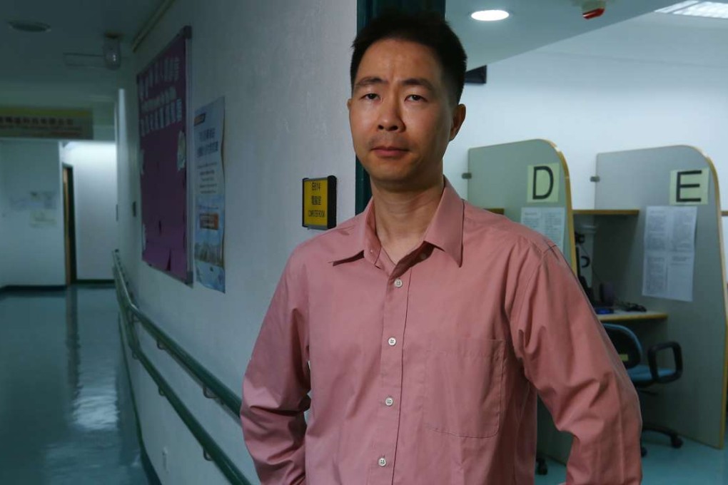 Johnny Lui has found it hard to find work and is disappointed people with disabilities account for only 2 per cent of civil service posts. Photo: Edmond So