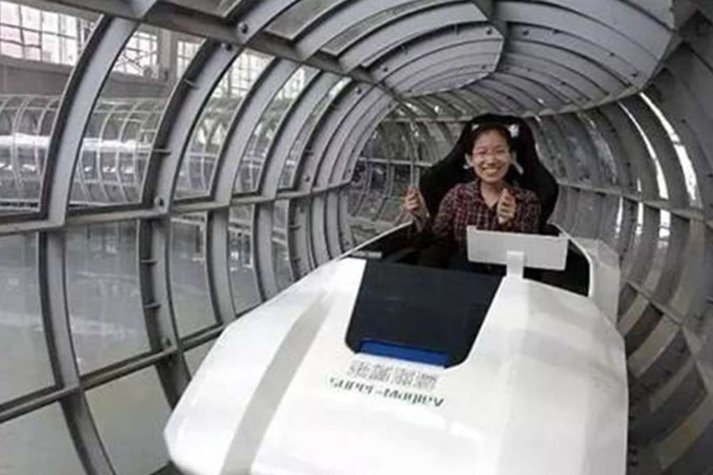 A file picture of a prototype Chinese maglev train operating in a vacuum tube. Photo: SCMP Pictures