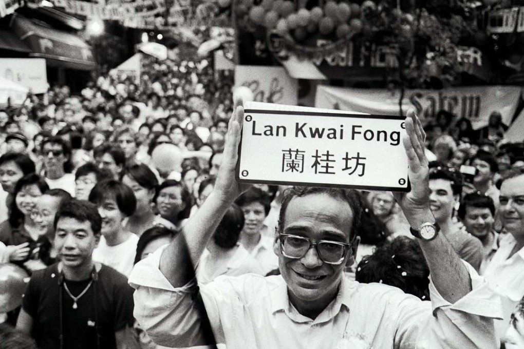 Dick Kaufman in the entertainment district in 1988. Photo: SCMP Pictures