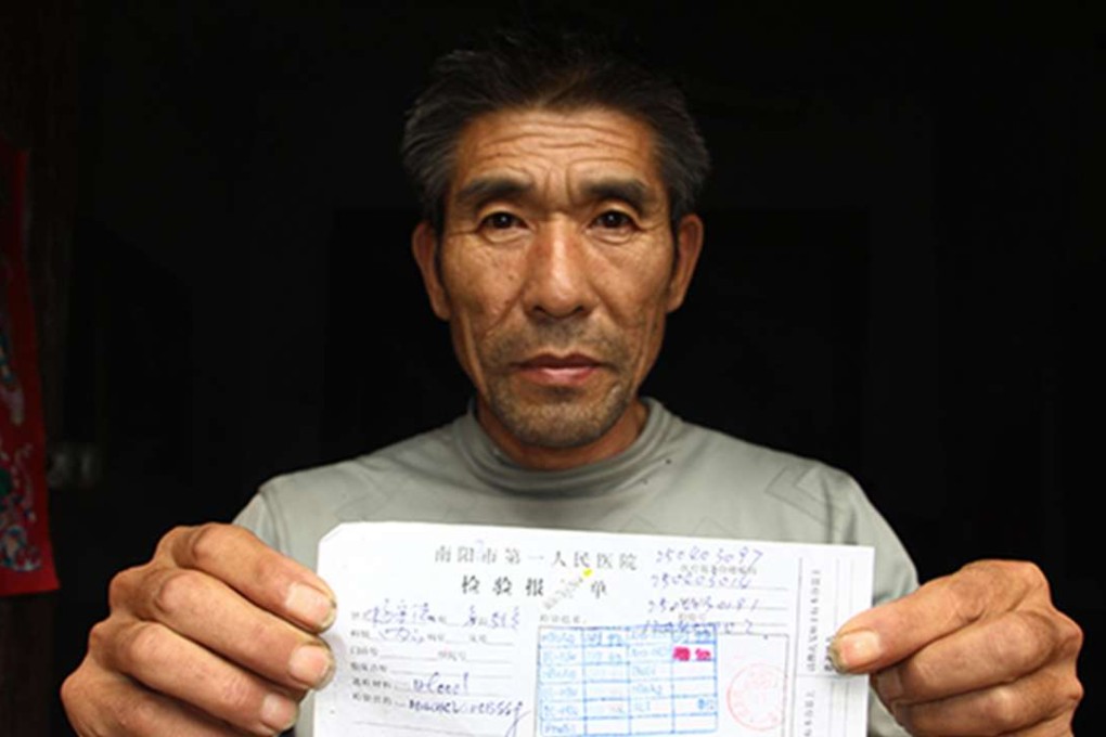 Hunan farmer Yang Shoufa was abandoned by his family and ostracised by society after the Aids diagnosis. Photo: SCMP Pictures