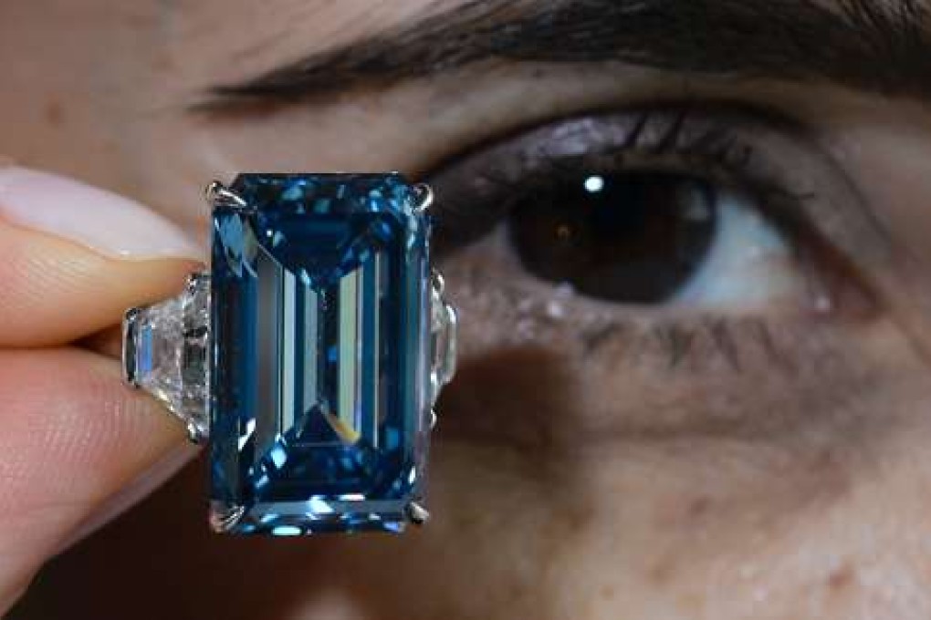 Dazzling Oppenheimer blue diamond sells for US$57.5 million