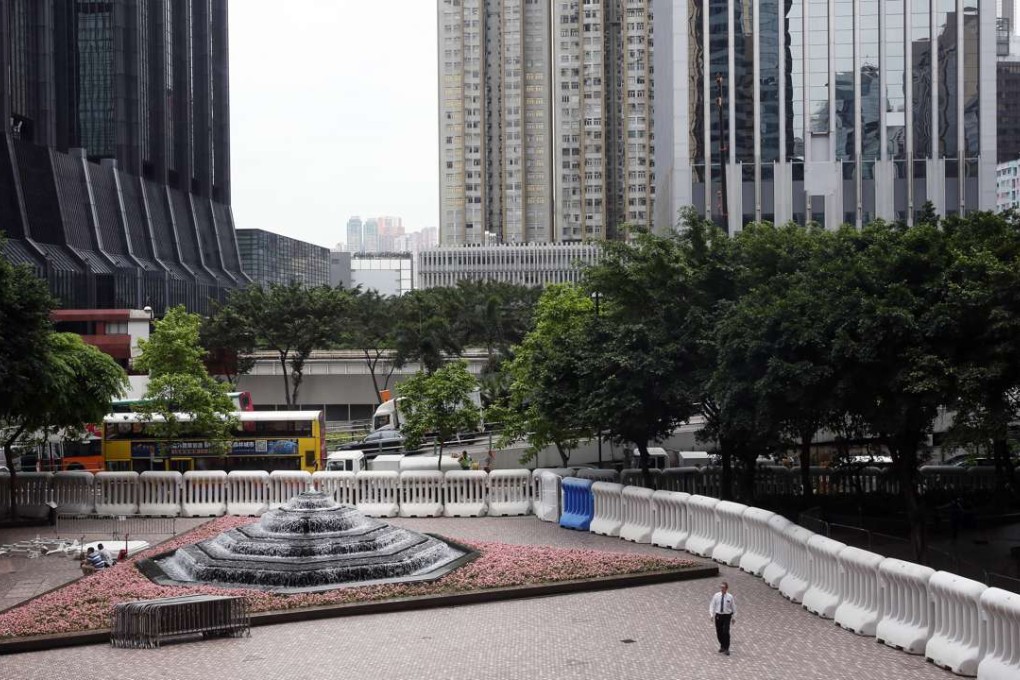 Streets were closed off during Zhang’s three day visit to Hong Kong. Photo: Sam Tsang