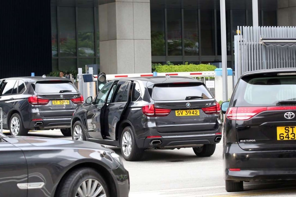 The VIP Protection Unit, formerly called G4, was deployed to protect Zhang Dejiang during his stay in the city. Photo: Edward Wong