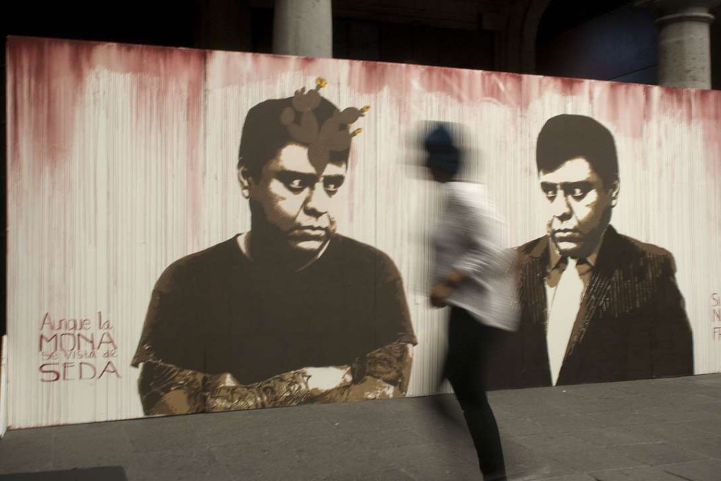 An artwork on racism is displayed in a museum in Mexico City. Mexico is projected to become the seventh-largest economy in the world in 15 years. Photo: Xinhua