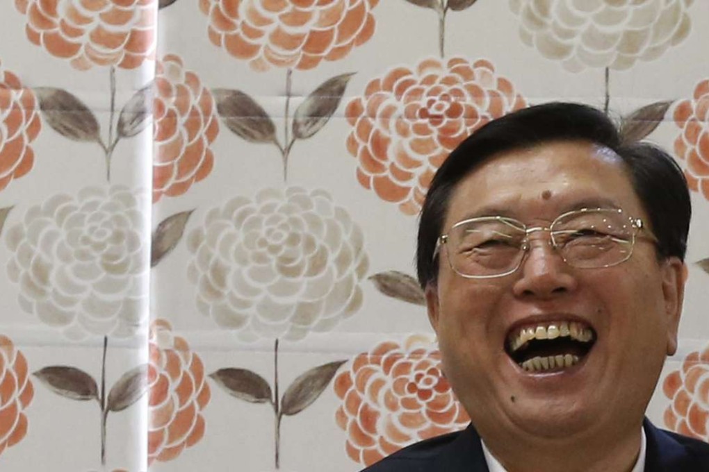 Zhang Dejiang may be opening more doors to the pan-democrats. Photo: EPA