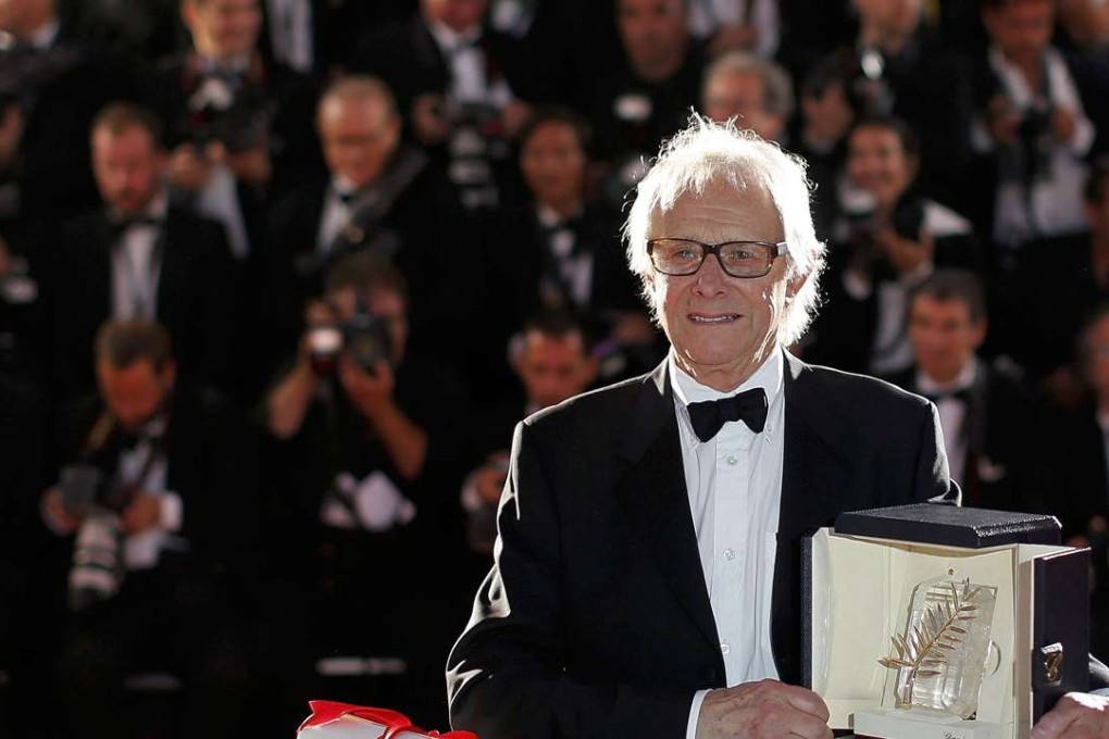 Director Ken Loach, Palme d'Or award winner for his film “I, Daniel Blake”, poses during a photocall after the closing ceremony of the 69th Cannes Film Festival on Sunday. Photo: Reuters