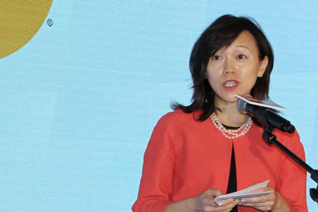 A July 2015 file photo of Anna Yip, the newly appointed chief executive of SmarTone Telecommunications. Photo: Franke Tsang