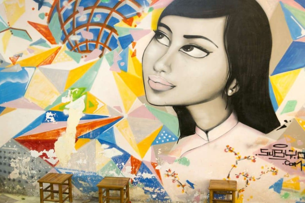 A mural on a building at Ho Chi Minh City’s 3A Station - great for flea markets, affordable art galleries and shows. Photos: Nana Chen