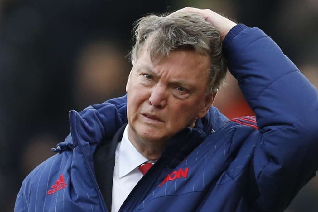 Where did it go wrong? Simply, Louis van Gaal’s United didn’t challenge for the Premier League title and failed to qualify for the Champions League. Photo: Reuters