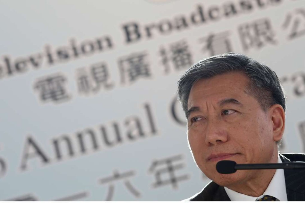 TVB executive director Mark Lee hits out at the Communications Authority action. Photo: K. Y. Cheng