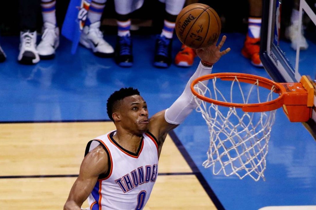 Russell Westbrook was on fire. Photo: AFP