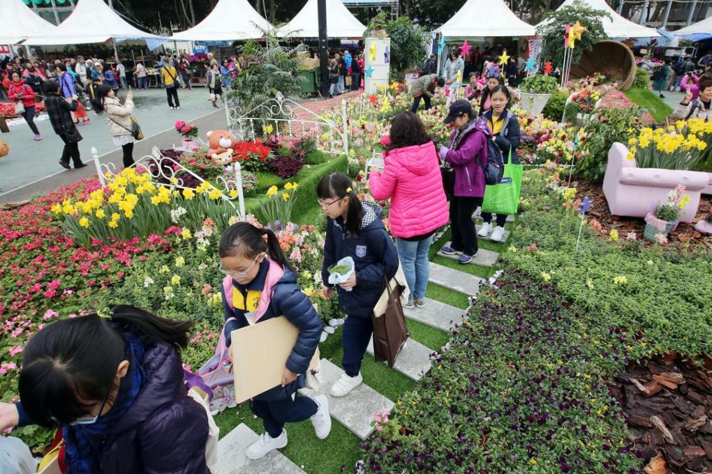 Children attend the first day of the Hong Kong Flower Show this year at Victoria Park. Hong Kong needs a holistic law to cover all situations in which the child is at risk. Photo: Edward Wong