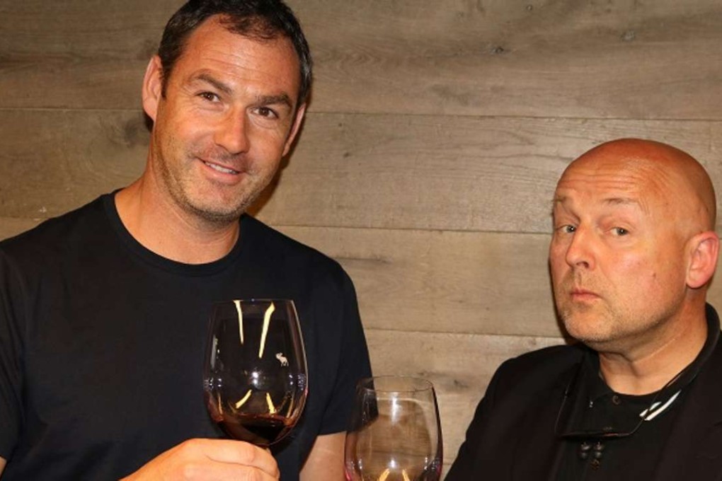 Former Real Madrid assistant manager Paul Clement, left, with Graham Hunter