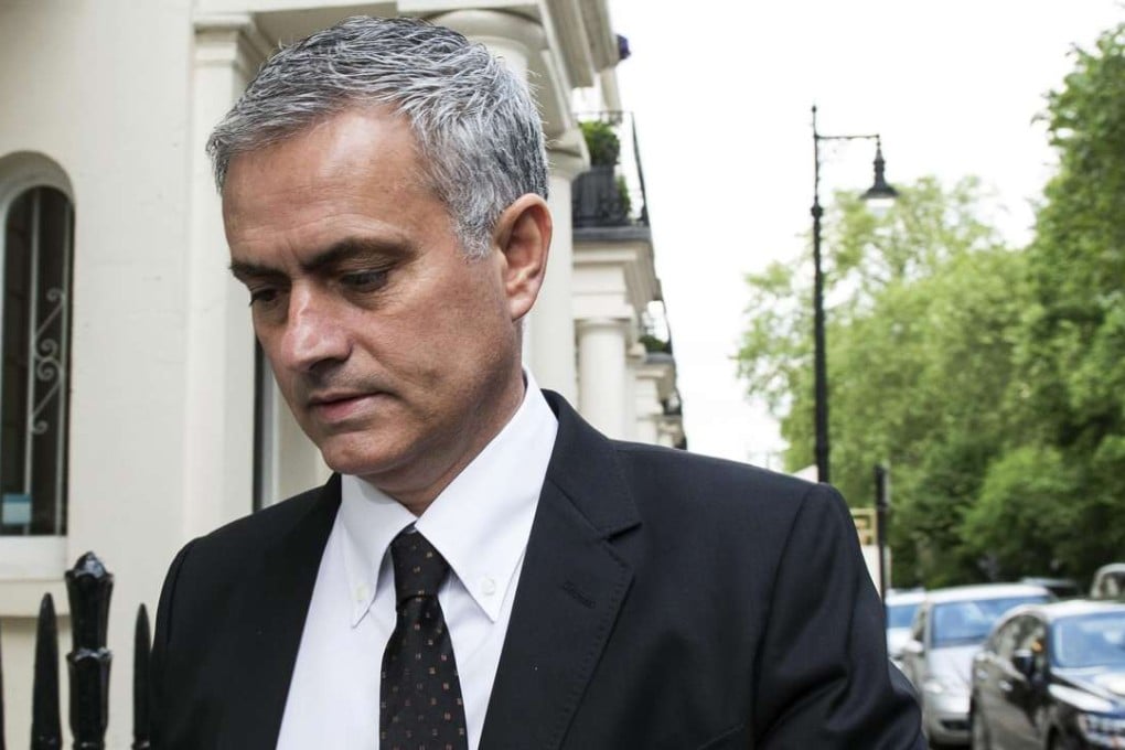 Jose Mourinho arrives at his home in Central London. Photo: EPA