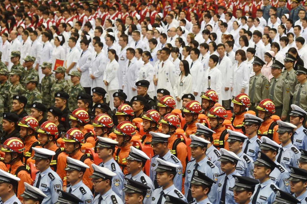Participants attend a 100-day countdown event for the Group of 20 summit in Hangzhou. Photo: Xinhua