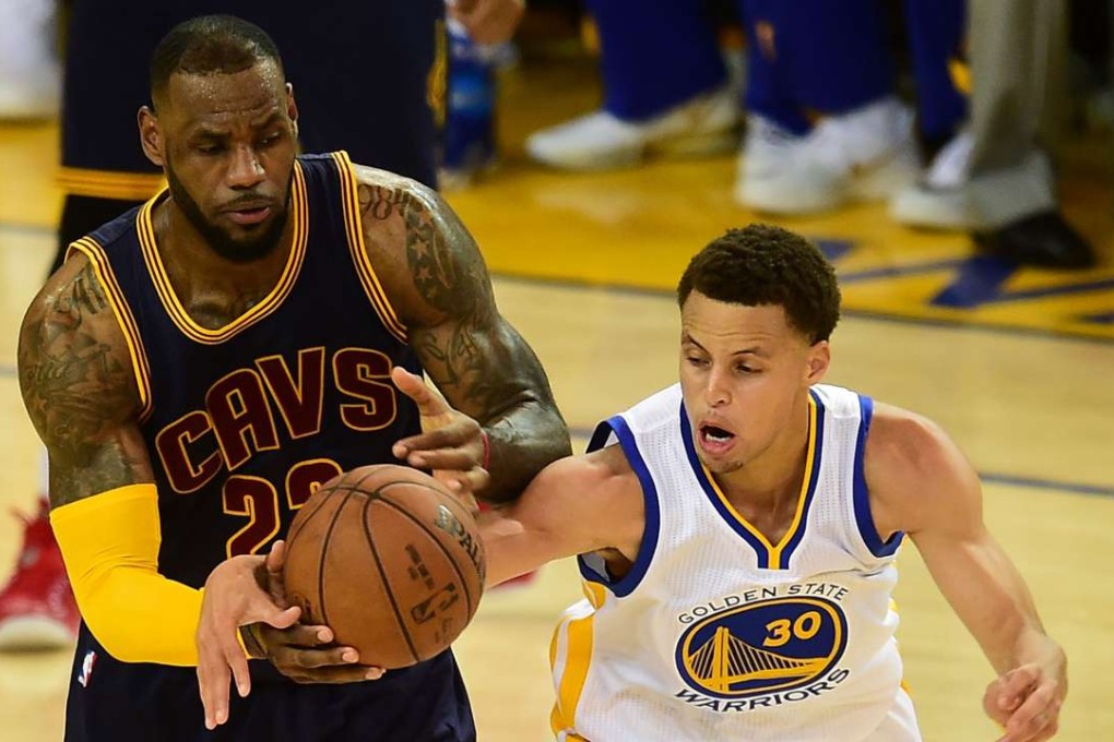Stephen Curry and LeBron James will clash in the NBA Final for a second straight year. Photo: AFP