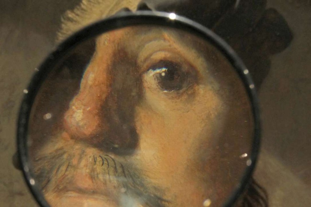 "A Man in a Gorget and a Cap" by Rembrandt.