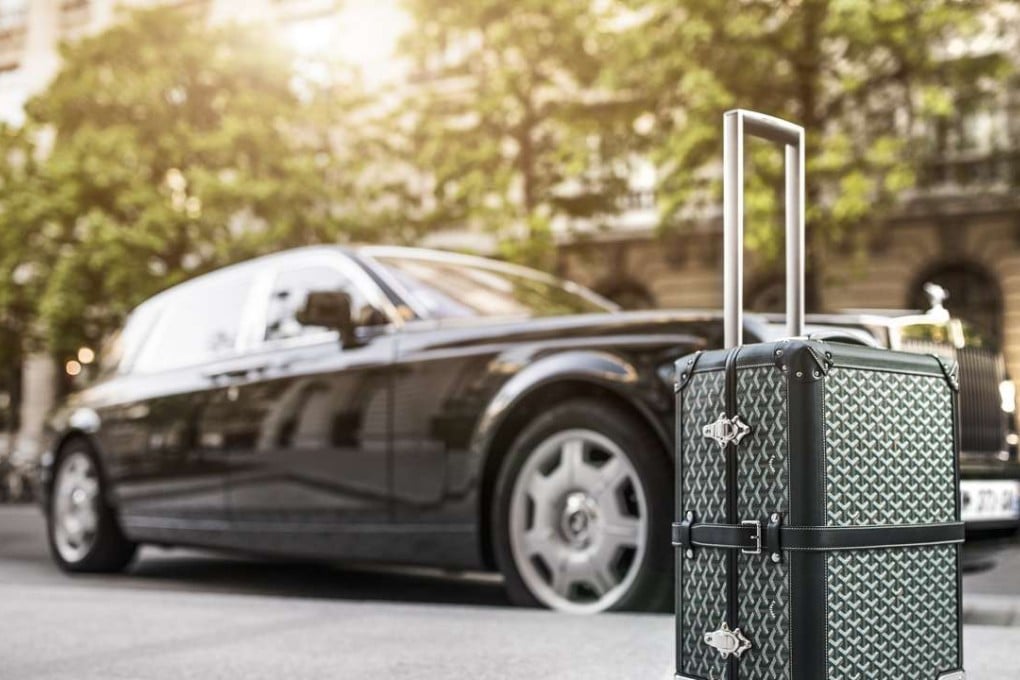Goyard luggage set hot sale