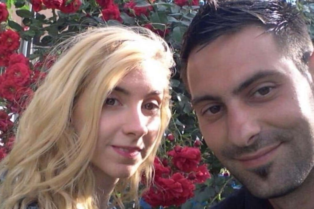 Sara Di Pietrantonio and her ex-boyfriend Vincenzo Paduano, in a picture shared on social media. Paduano is accused of murdering Di Pietrianio by setting her on fire. Photo: Facebook