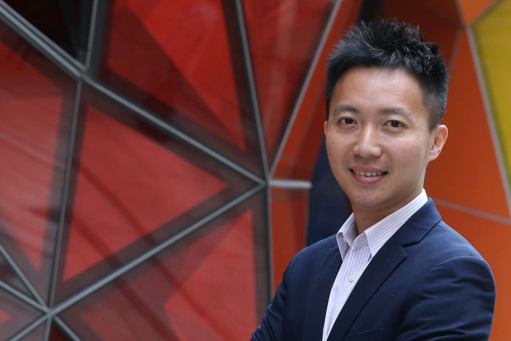 District Council member Dominic Lee Tsz-king could be sizing up a run for a Legco seat in September. Photo: K. Y. Cheng