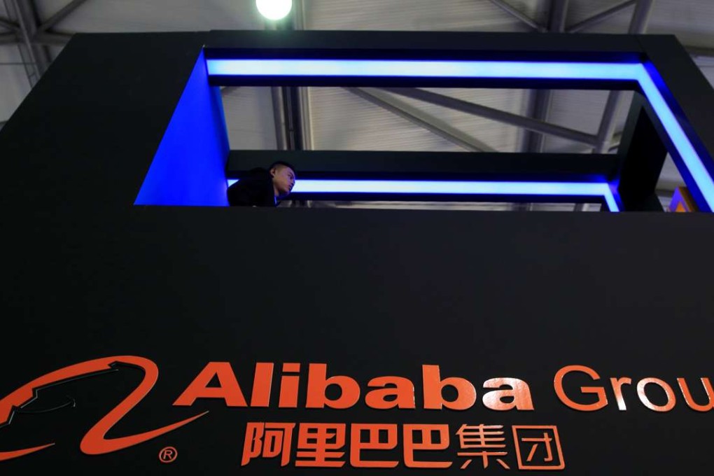 A sign of Alibaba Group is seen at CES (Consumer Electronics Show) Asia 2016 in Shanghai, China. The company is facing a probe by the US SEC over its accounting practices. Photo: Reuters
