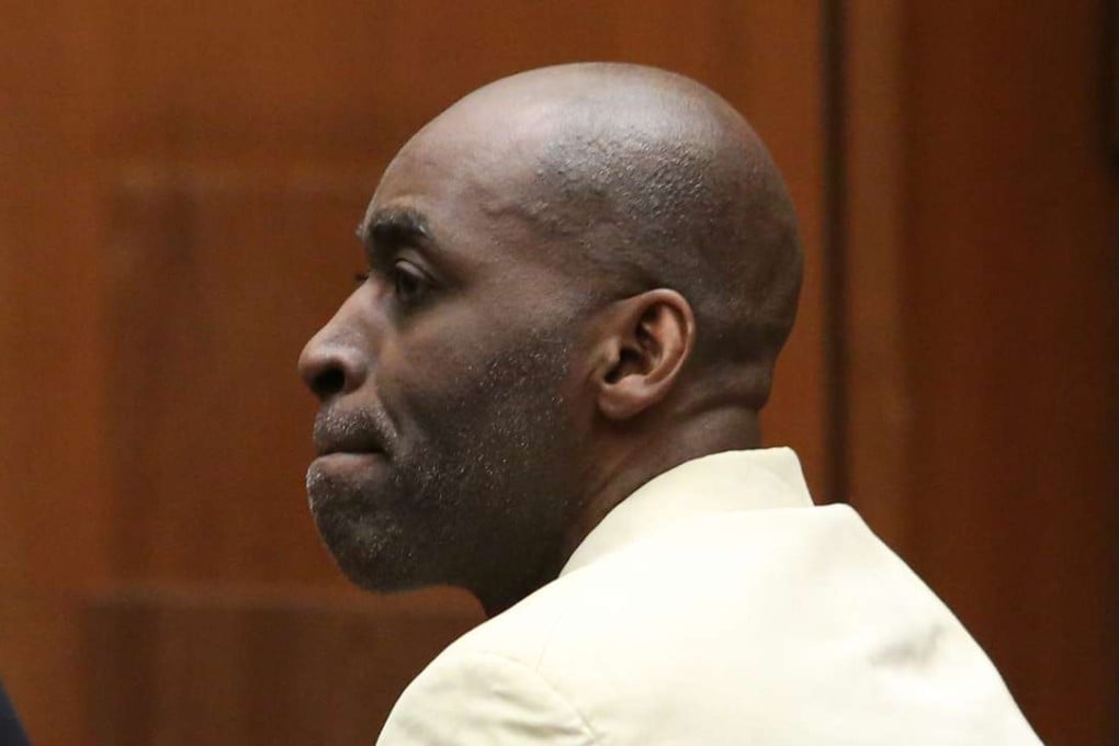 Actor Michael Jace, who played a police officer on the TV series, “The Shield”, appears in court in Los Angeles on Tuesday, where he was convicted of second-degree murder. Photo: AP