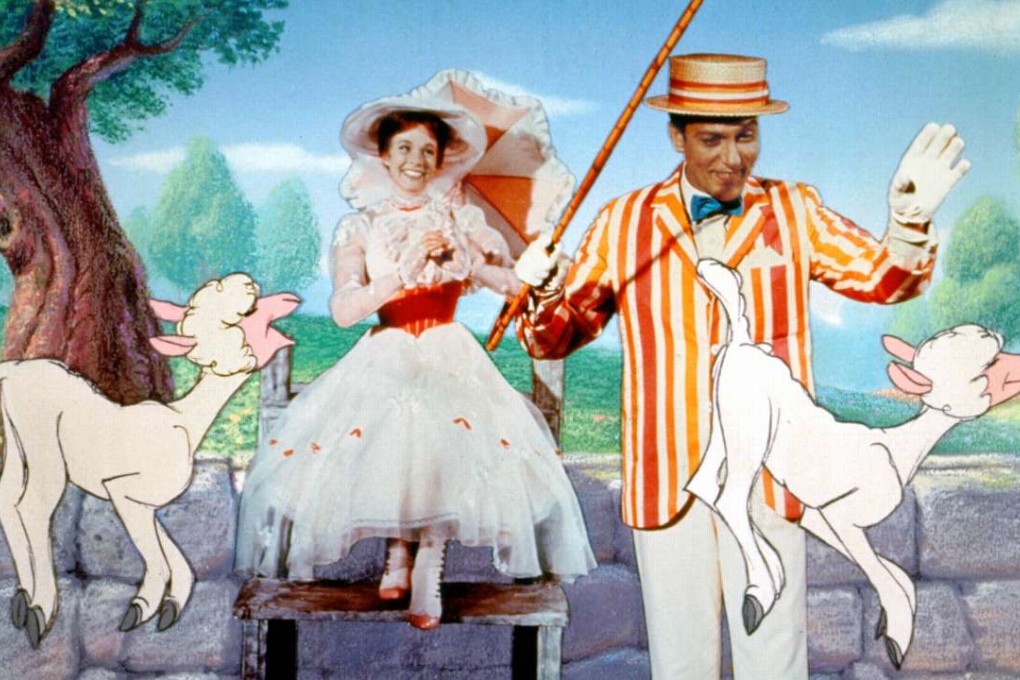 Julie Andrews was Mary Poppins and Dick Van Dyke starred as Bert in Disney’s 1964 original Mary Poppins. Photo: AP