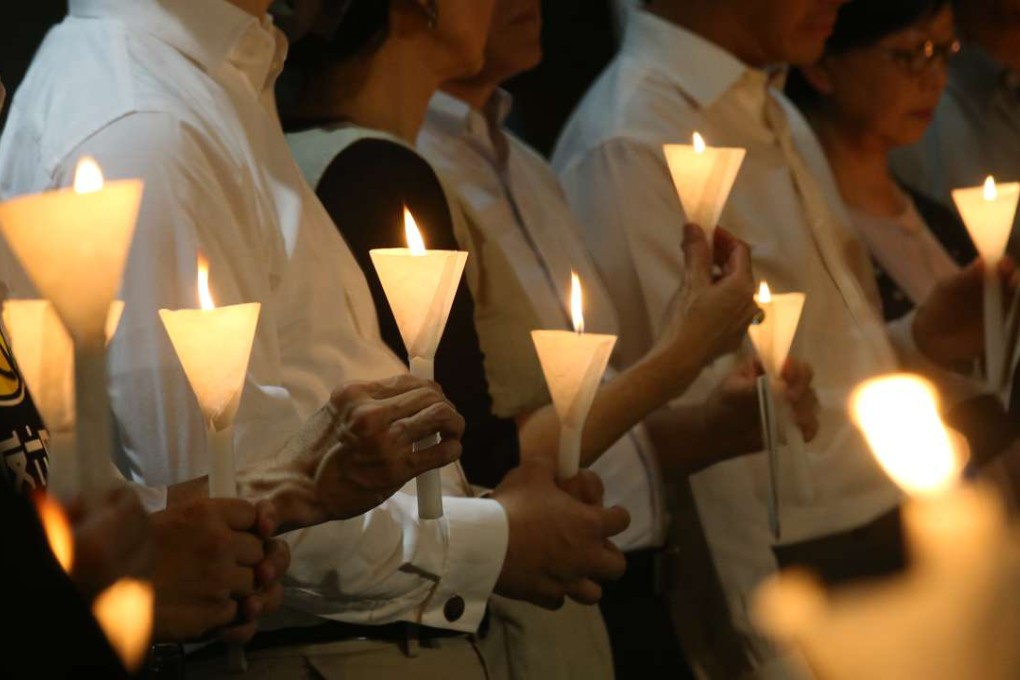 The goal of the organiser of the vigil is to bring about nationwide democracy. Photo: David Wong