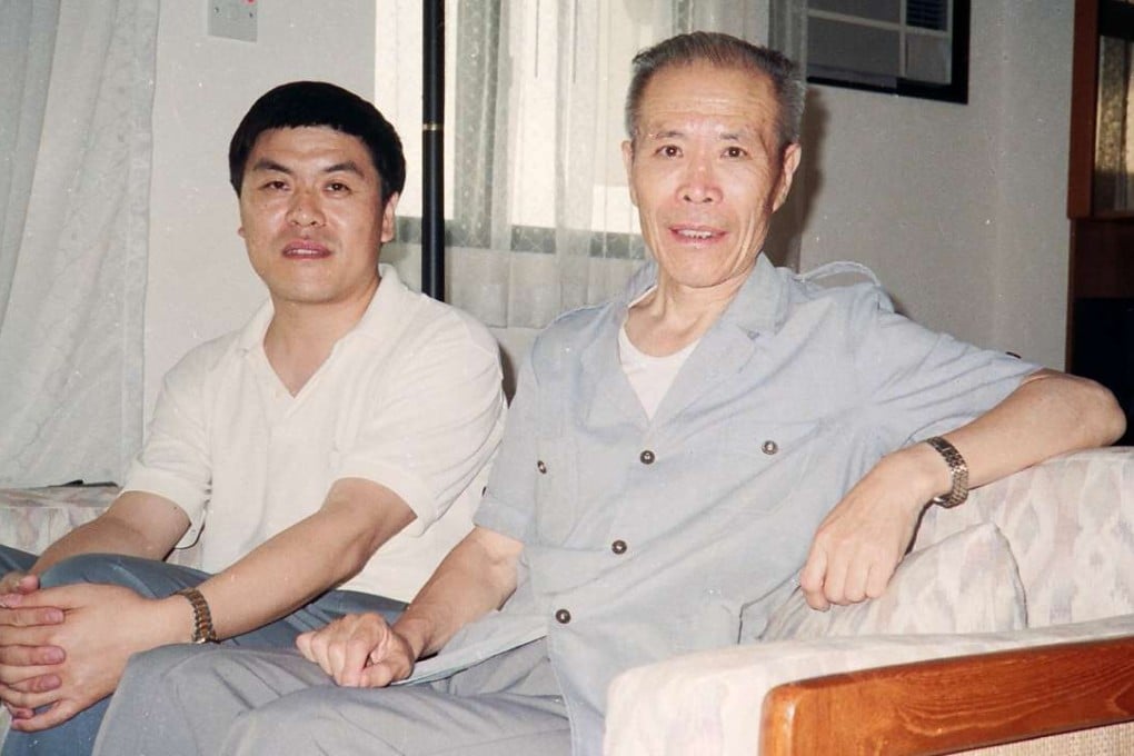 Li Honglin and his son Li Shaomin in Hong Kong. Photo: SCMP Pictures