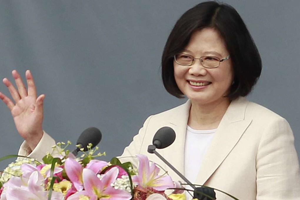 Taiwan's President Tsai Ing-wen took up office on May 20, 2016. Photo: AP