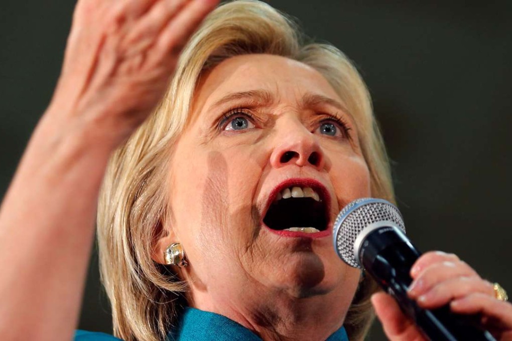 Democratic presidential candidate Hillary Clinton. Photo: Reuters