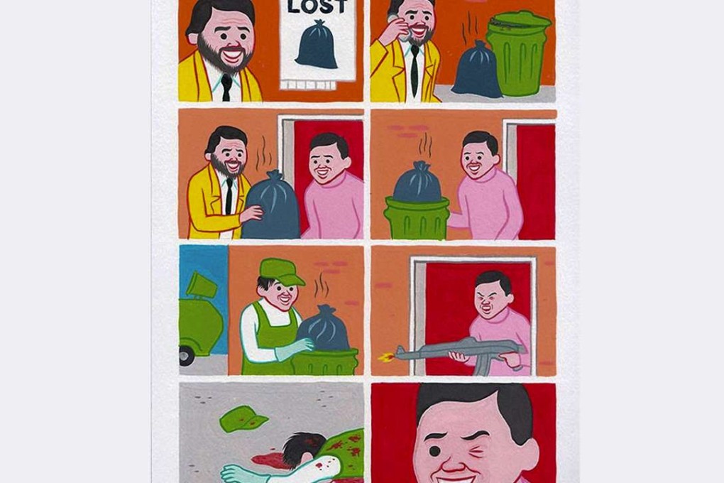 One of Joan Cornella’s comic strips.
