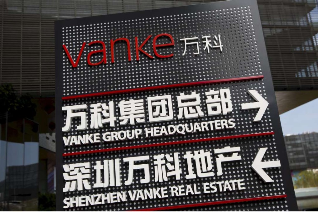 Vanke’s shares in Shenzhen are likely to resume trading by the end of June or early July. Photo: SCMP Pictures