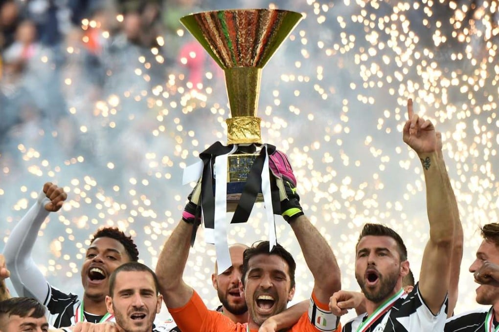 Juventus celebrated a fifth successive Italian league title last month. Photo: AFP