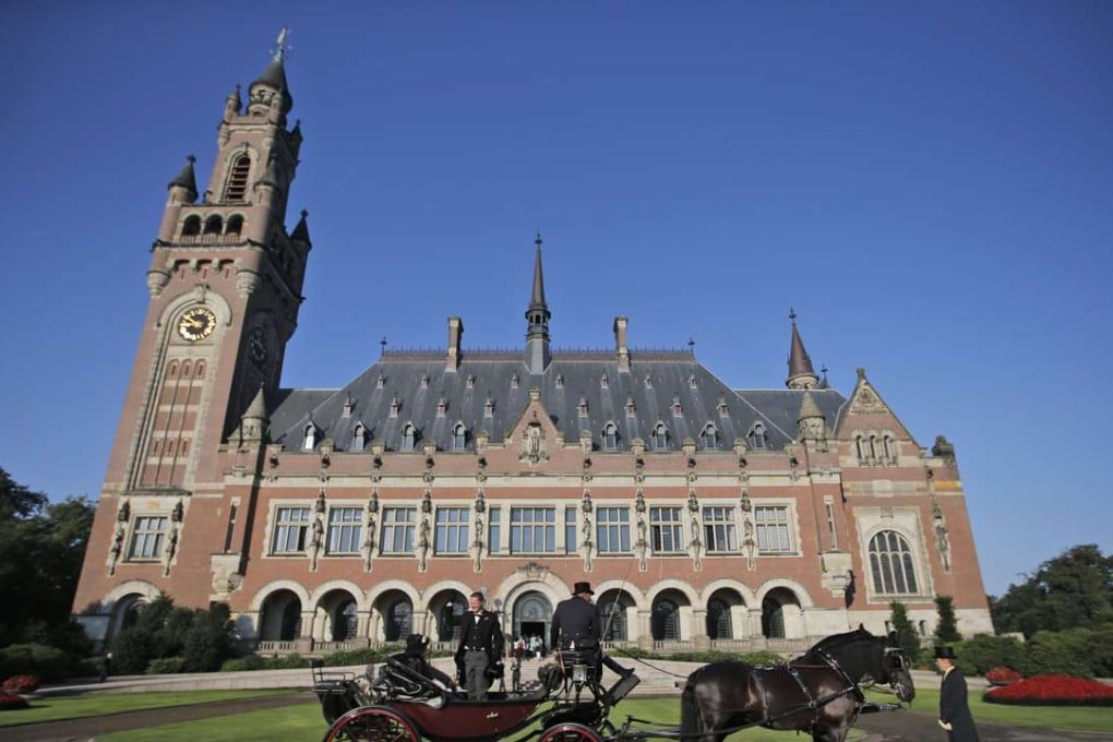 The Peace Palace at The Hague in the Netherlands, which houses the Permanent Court of Arbitration. The tribunal will this month rule on the South China Sea case involving China and the Philippines. Photo: AP