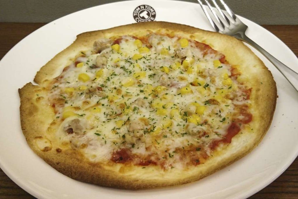 Tortilla pizza at Tom N Toms Coffee in Sha Tin. Photo: Elaine Yau