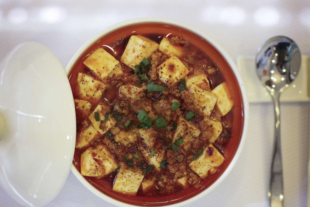 Braised bean curd with abalone in spicy sauce at Moon Palace in Sheung Wan. Photos: May Tse