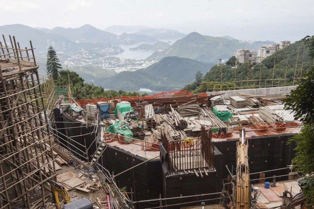 The HK$2.1 billion house on Gough Hill Road. Photo: EPA