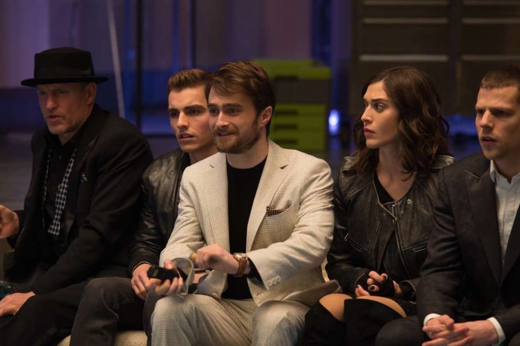 (From left: Woody Harrelson, Dave Franco, Daniel Radcliffe, Lizzy Caplan and Jesse Eisenberg in Now You See Me 2 (category IIA) which is directed by Jon M Chu .
